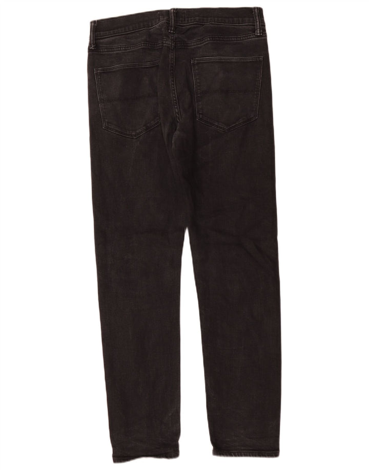 Blugi slim pentru bărbați Marks & Spencer W30 L28 bumbac negru