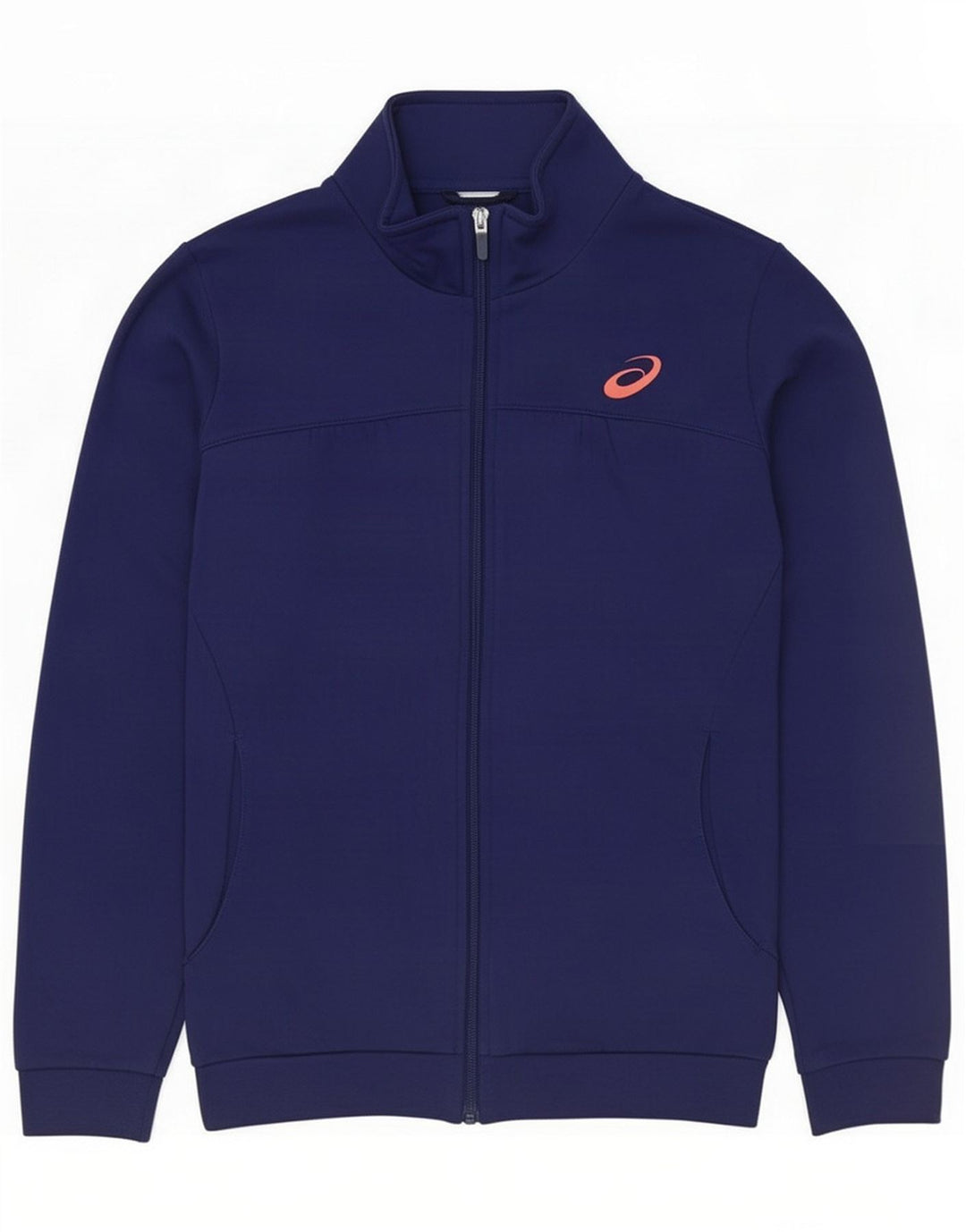 Jachetă de trening Asics pentru bărbați, bumbac, albastru mic, bleumarin