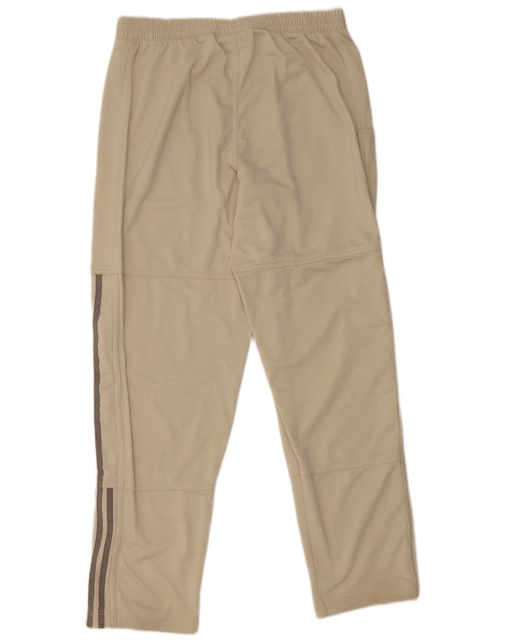 Pantaloni de trening Adidas pentru bărbați, poliester mediu bej