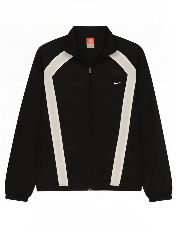 Jachetă de trening Nike pentru bărbați Marea Britanie 38/40 Medium Negru Colorblock Nylon