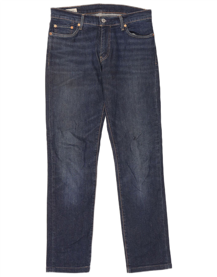 Blugi slim pentru bărbați LEVI'S L30 L34 Bumbac albastru