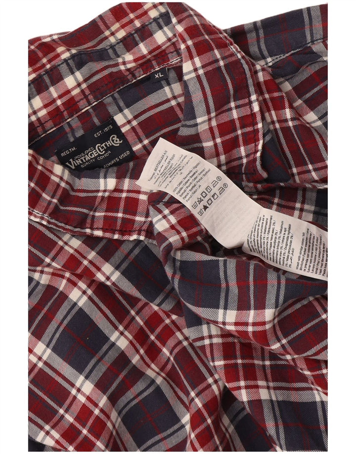 Cămașă Jack & Jones pentru bărbați, XL, bumbac cu carouri multicolore