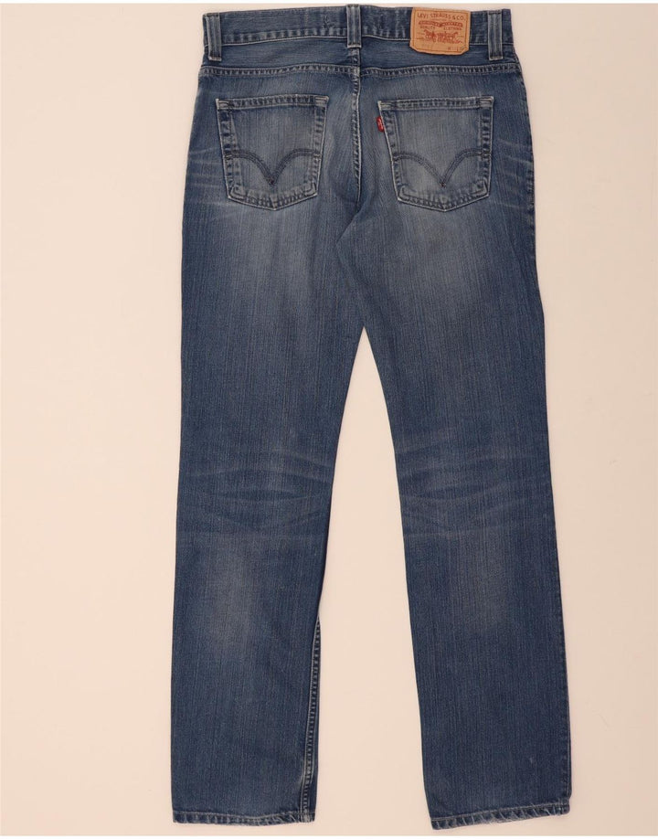 Blugi Levi's 511 Distressed Slim W33 L34 Bumbac albastru