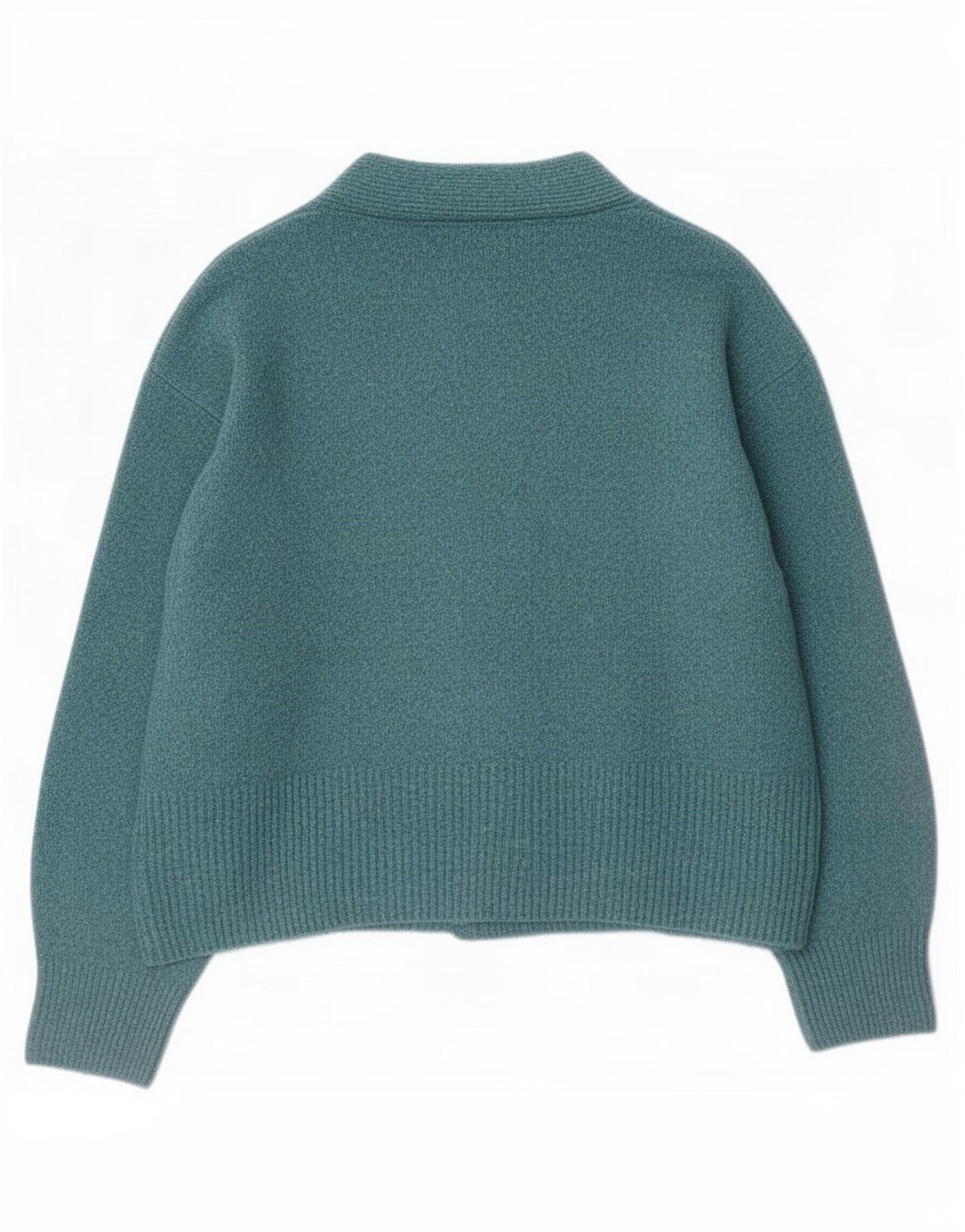 Pulover cardigan pentru femei Marks & Spencer UK 14, bumbac albastru mediu