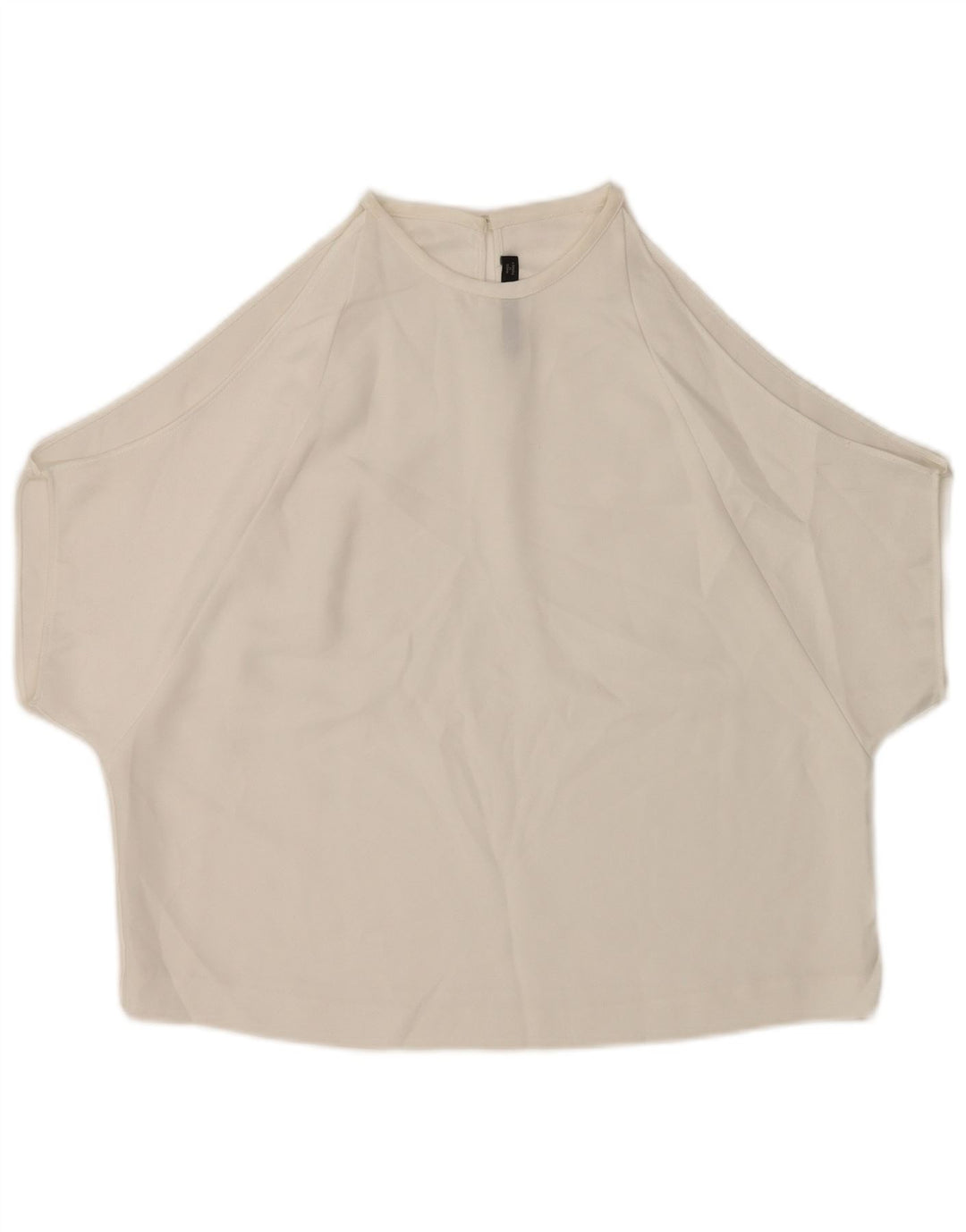 Bluză pentru femei Zara, cu umăr dezactivat, UK 14 Medium White
