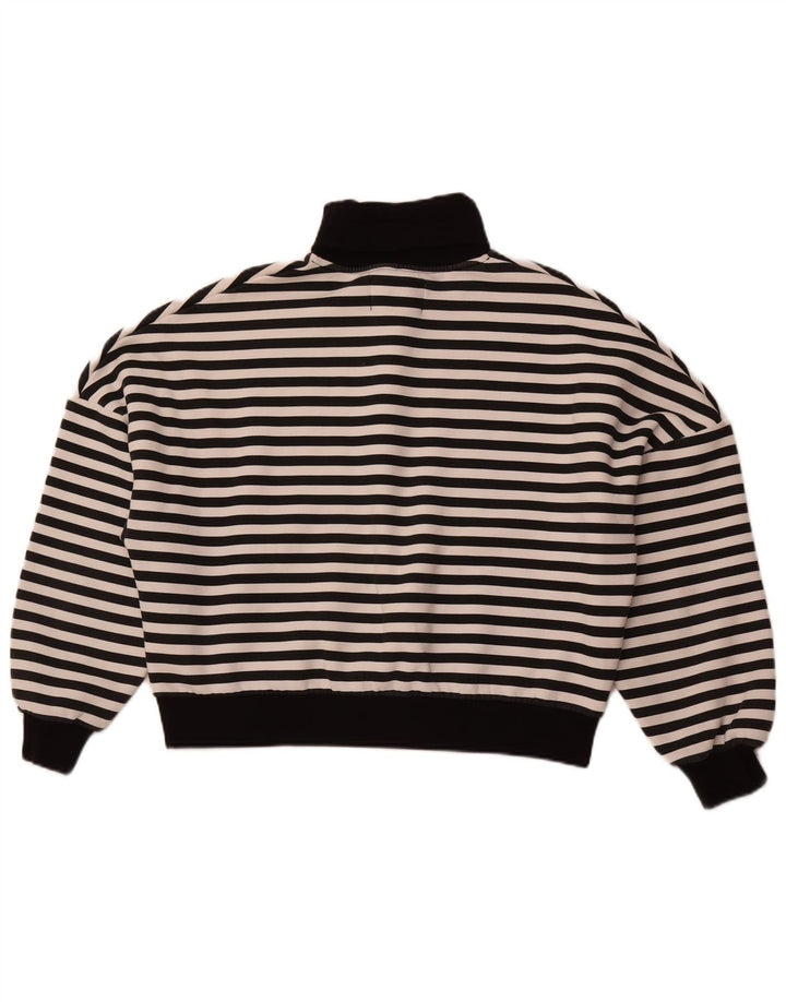 CALVIN KLEIN JEANS Pulover supradimensionat pentru femei UK 14 Large Negru