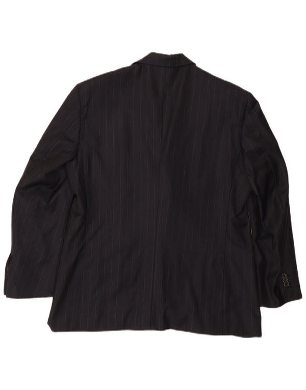 TASMANIAN Jachetă pentru bărbați cu 3 nasturi, UK 38 Medium Bleumarin, cu dungi