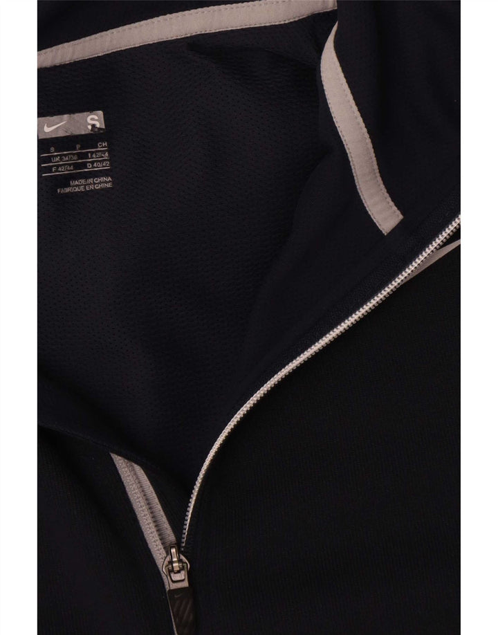 Pulover Nike pentru bărbați, cu fermoar, Marea Britanie 34/36 Poliester bleumarin mic