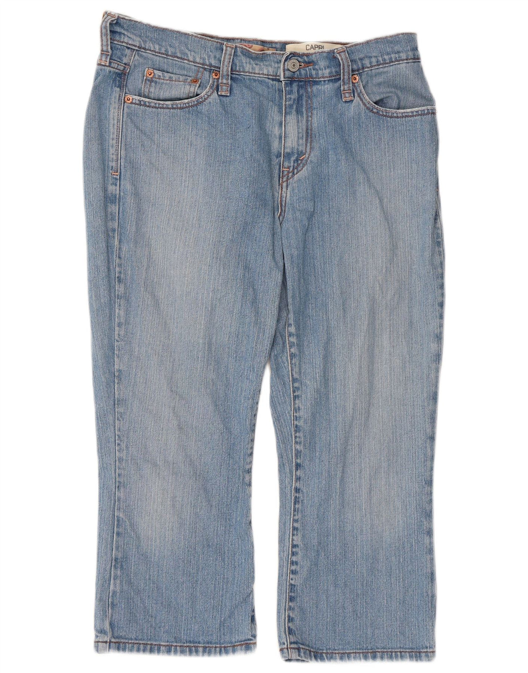Blugi Levi's 515 Capri pentru femei US 12 Large W34 L21 Blue Bumbac