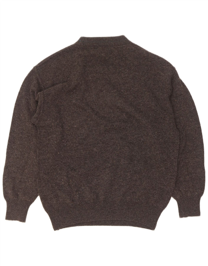 Pulover vintage pentru bărbați cu gât țestoasă IT 48 Medium Gri Colorblock