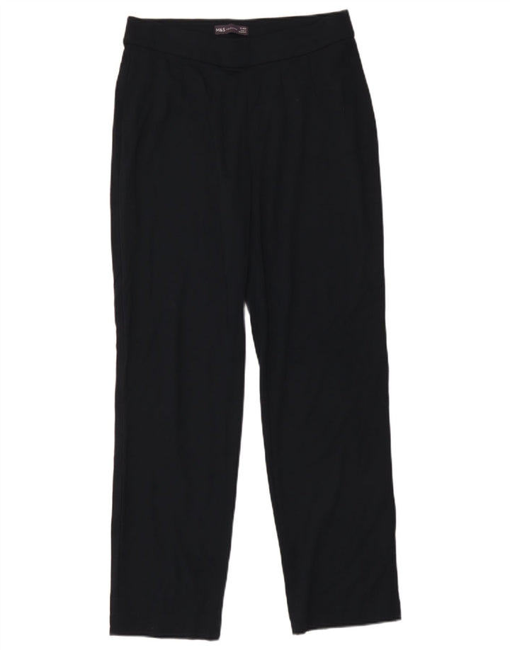 Pantaloni de trening pentru femei Marks & Spencer UK 12 Medium Bluemarin Blue Viscose