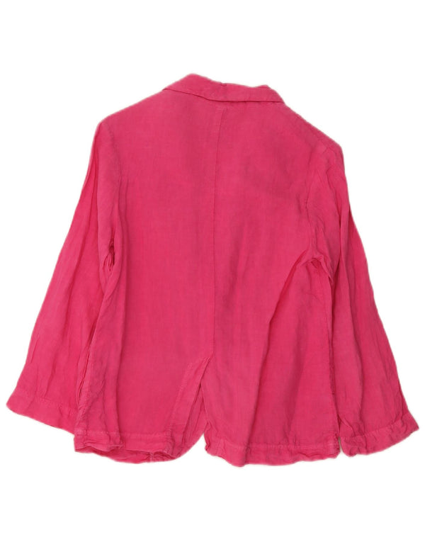 Sacou Blazer Fete 2 Nasturi Zara 9-10 Ani Roz In