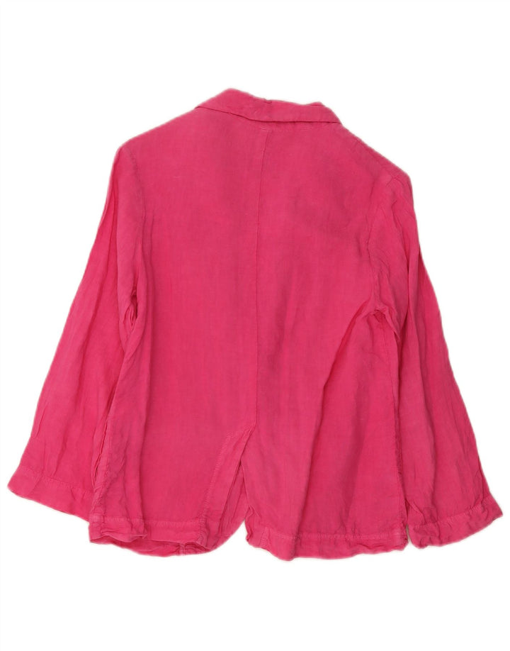 Sacou Blazer Fete 2 Nasturi Zara 9-10 Ani Roz In
