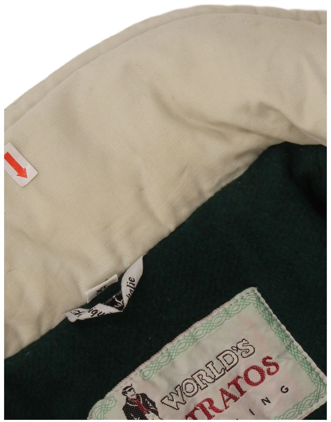 Jachetă de vânt cu glugă Stratos pentru bărbați UK 42 XL Bumbac alb