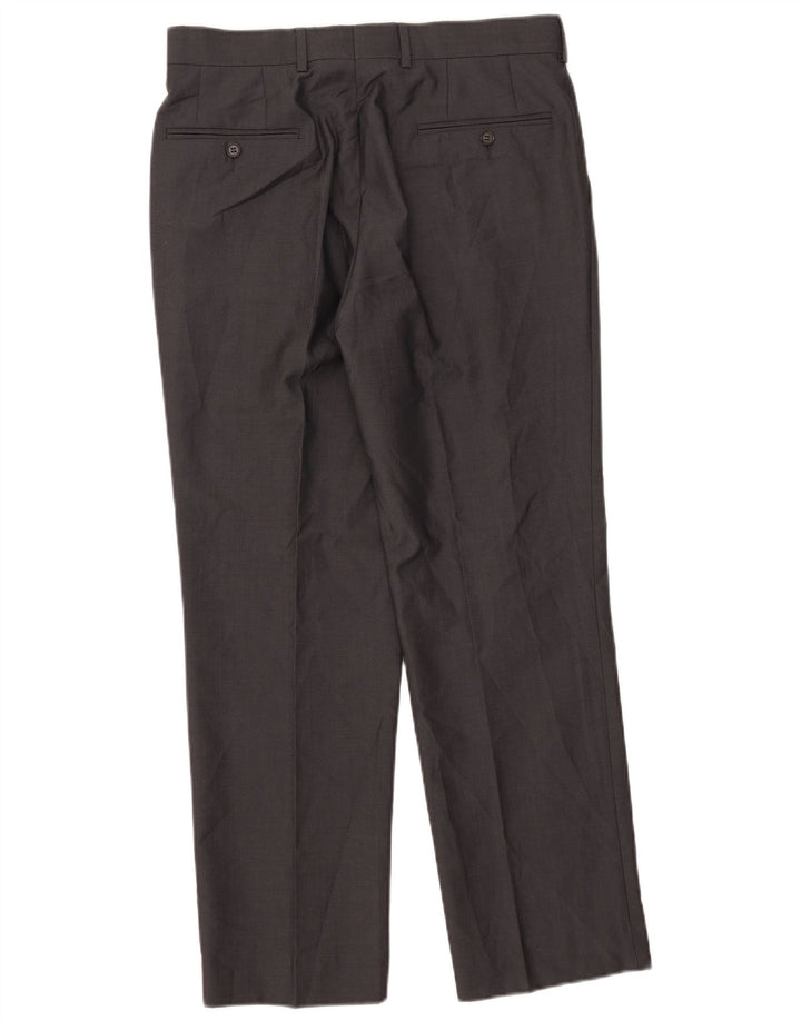 Pantaloni drepți Ted Baker pentru bărbați L33 L29 gri