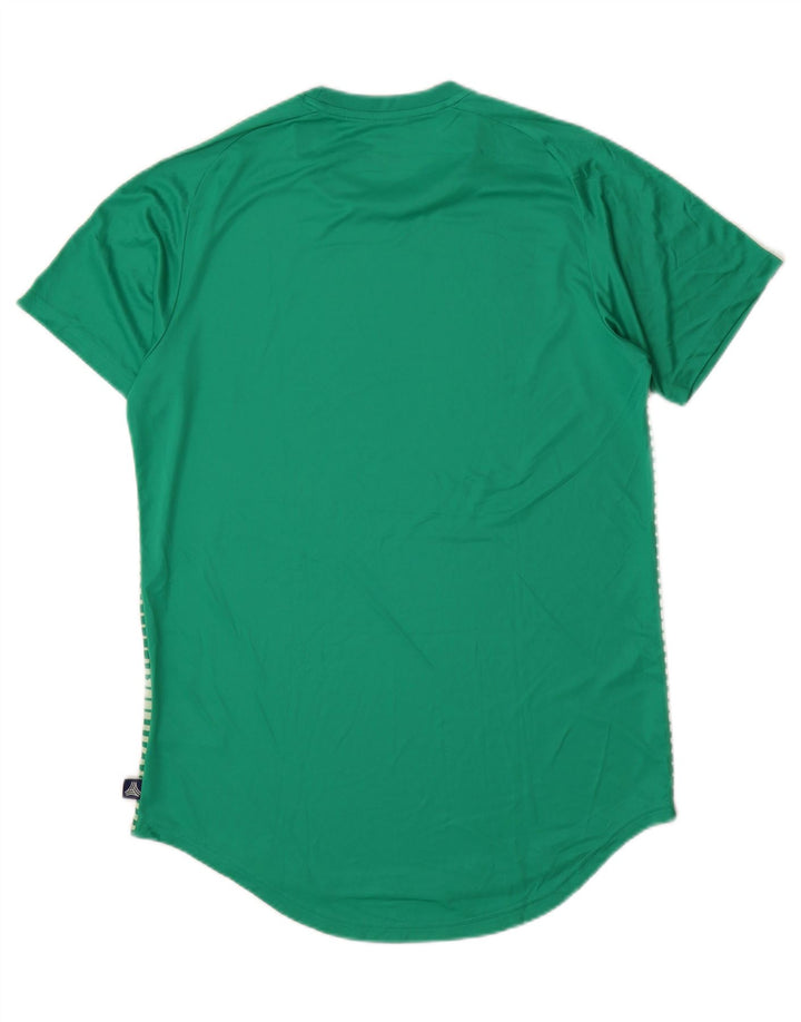 Tricou pentru bărbați ADIDAS Climalite Top mare poliester cu dungi verzi