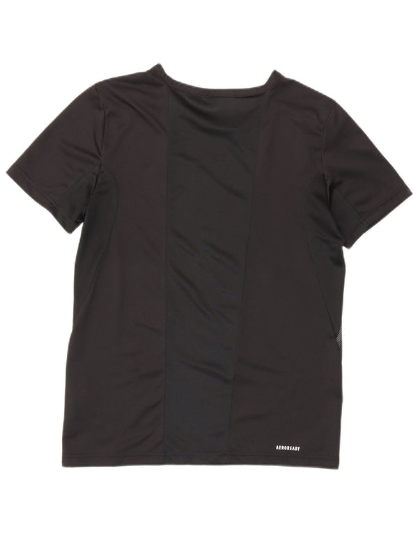Tricou grafic Adidas Băieți Top 13-14 Ani Negru Geometric Sport