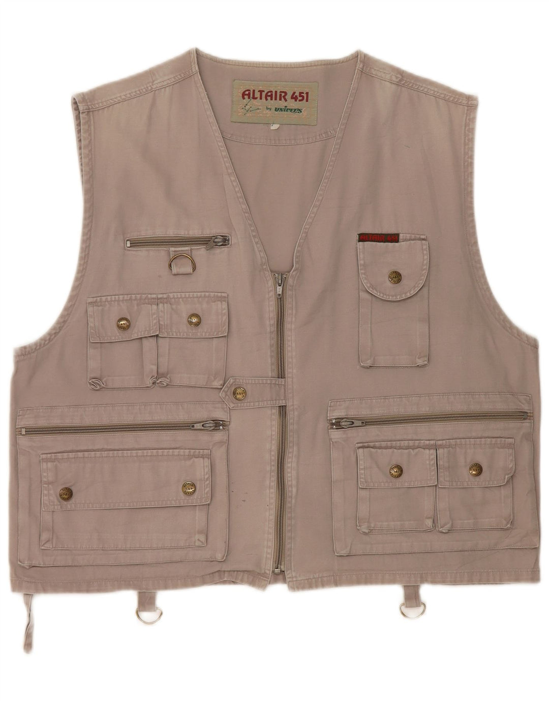 Gilet vintage pentru bărbați, UK 38, gri mediu