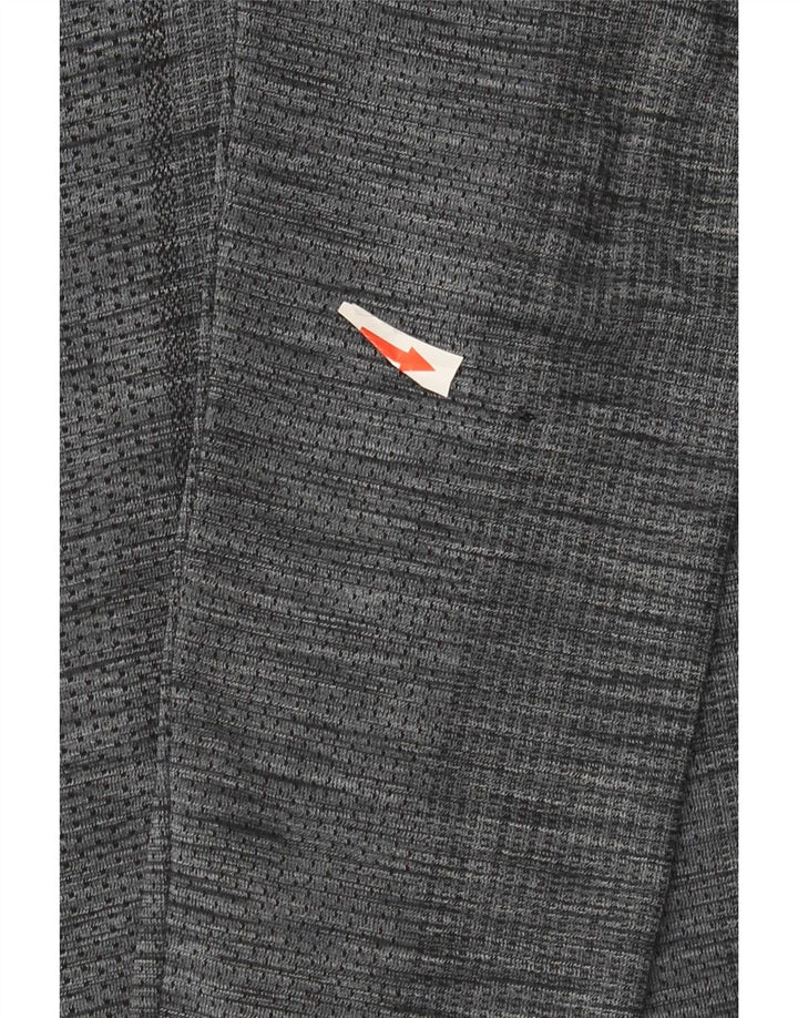 Tricou Under Armour pentru bărbați Heat Gear Top cu mânecă lungă, gri mediu pete
