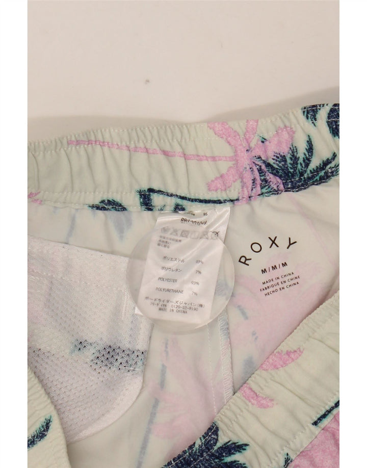 Costum de baie grafic Roxy pentru femei UK 12 Poliester verde mediu