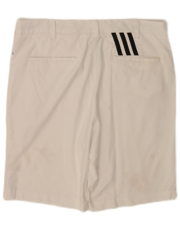 Pantaloni scurți chino pentru bărbați Adidas W34 Poliester alb mare