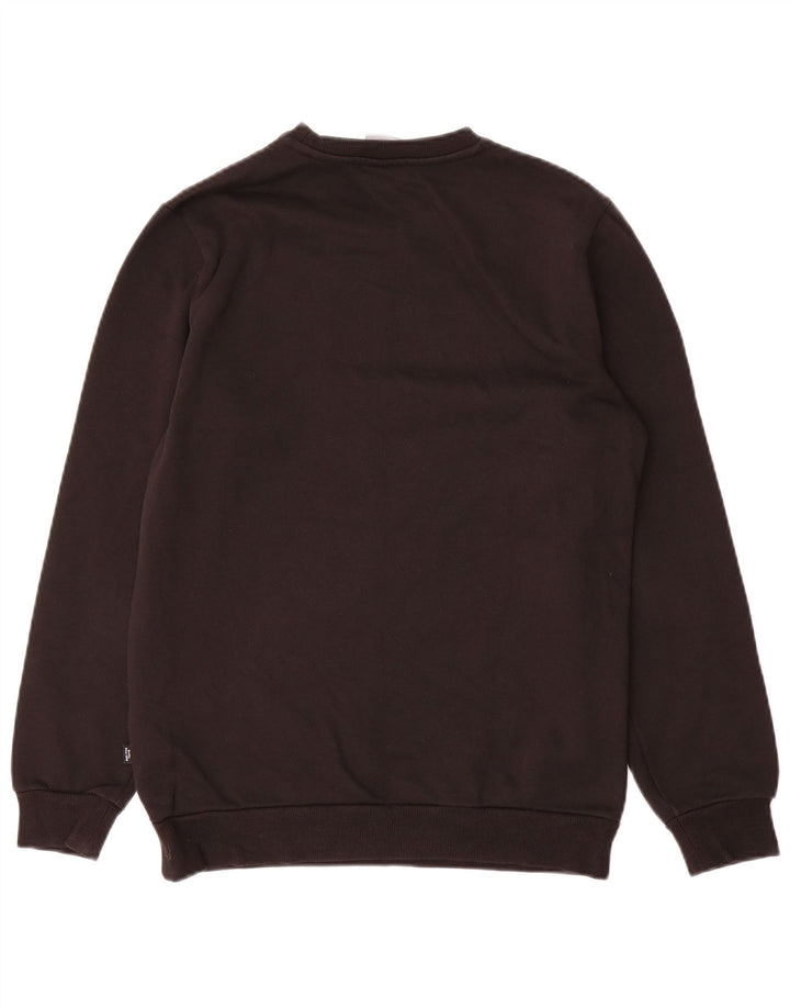 PUMA Mens Graphic Sweatshirt Jumper Small Black Cotton