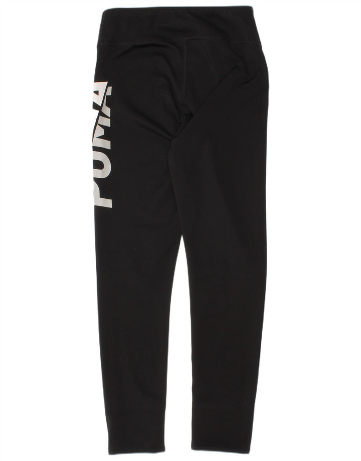 Leggings grafic Puma fete 9-10 ani poliester negru