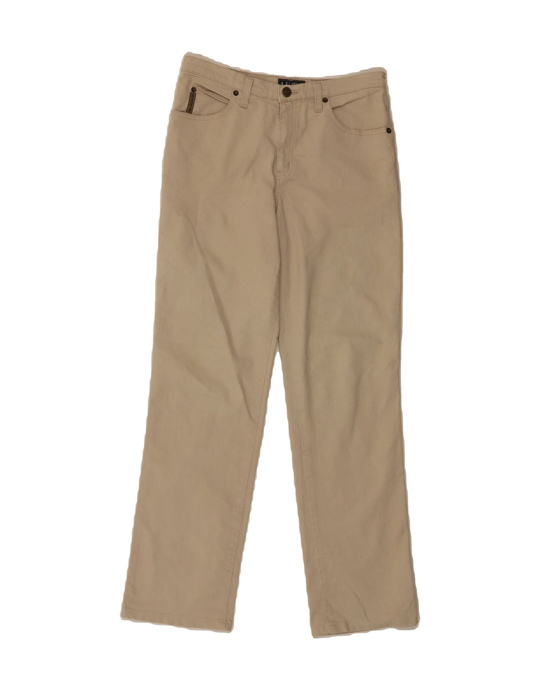 ARMANI Womens Straight Jeans W28 L28 Beige Cotton Vintage Armani and Second-Hand Armani from Messina Hembry 