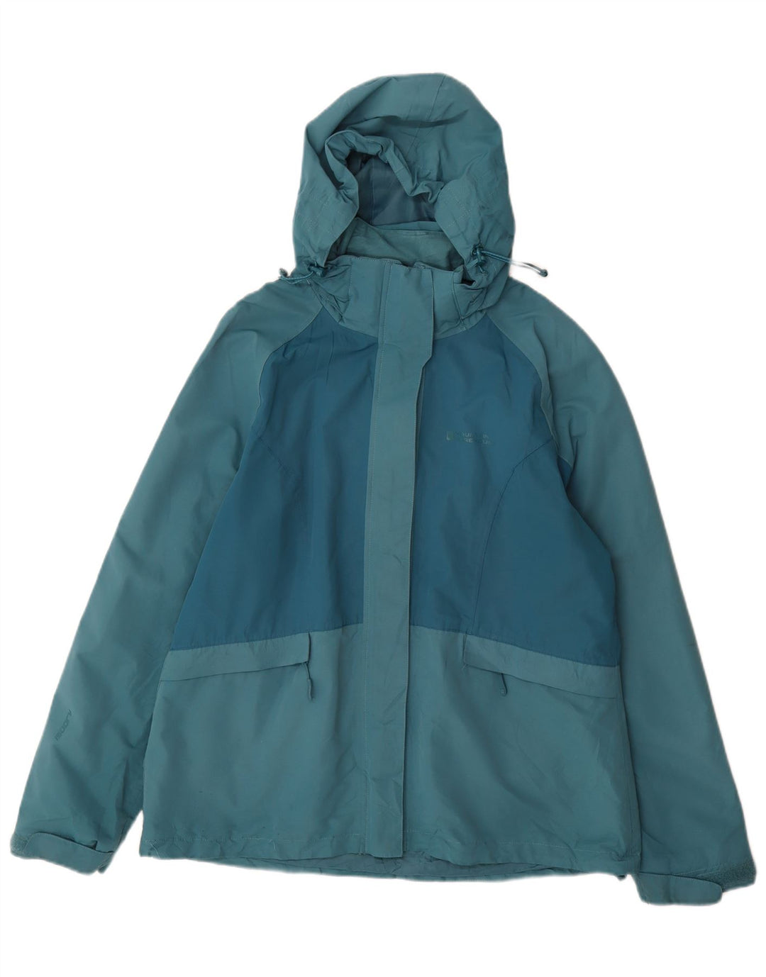 Jachetă de ploaie cu glugă pentru femei Mountain Warehouse UK 16 Poliester albastru mare