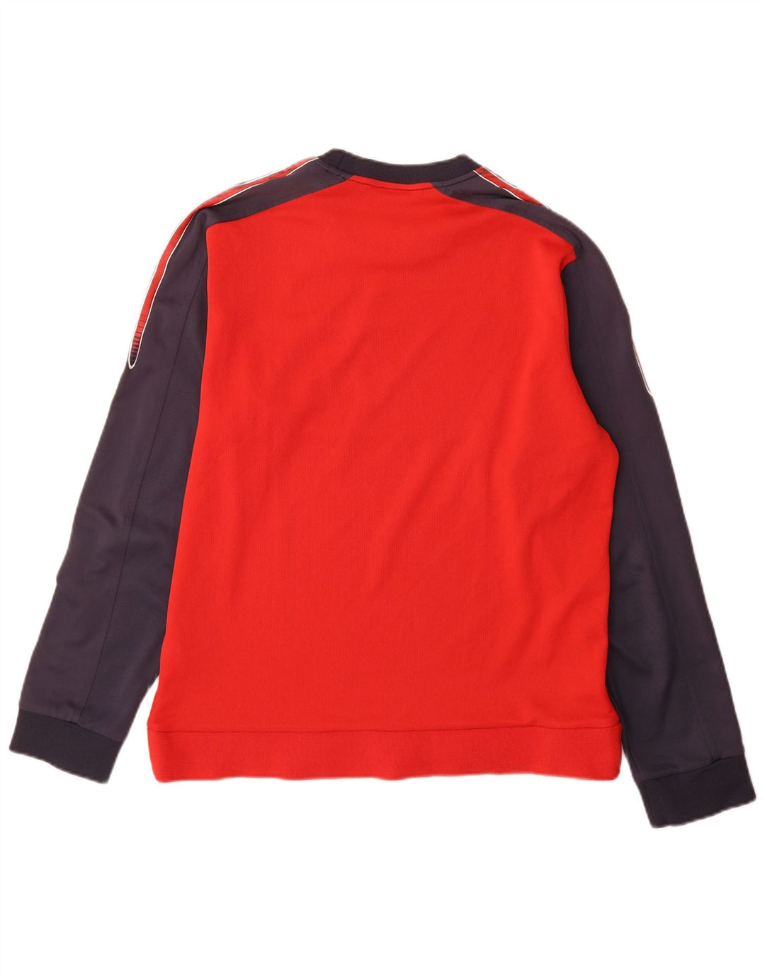 Hanorac cu grafic pentru bărbați Sergio Tacchini Pulover mare roșu Colorblock