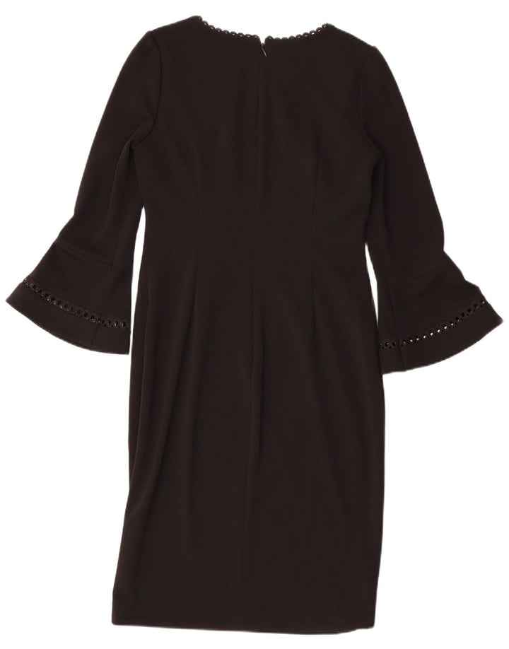 CALVIN KLEIN Rochie pentru femeie cu maneci 3/4 US 8 Poliester mediu negru
