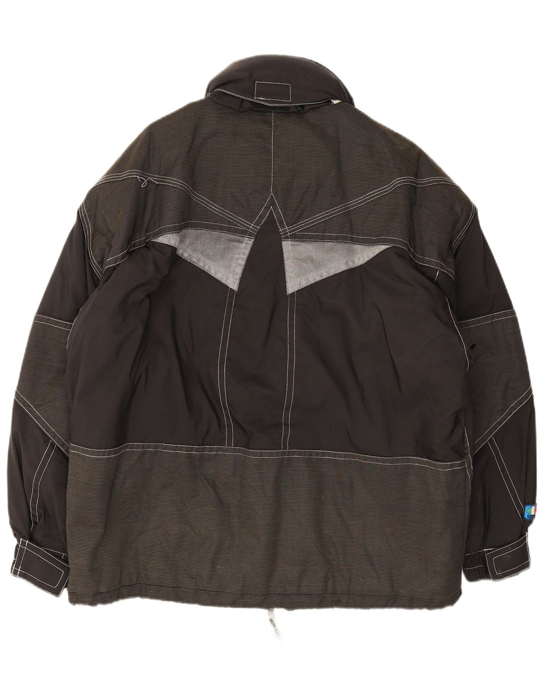 Jachetă de schi pentru bărbați Colmar cu glugă grafică IT 48 Medium Black Colorblock