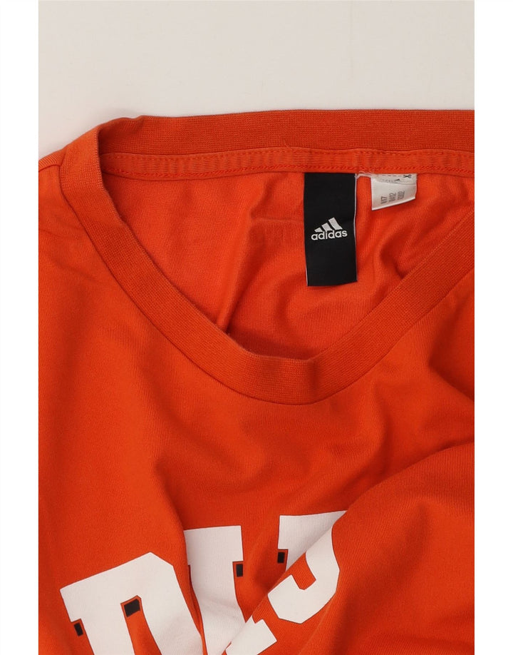 Tricou grafic pentru bărbați Adidas Top mare portocaliu