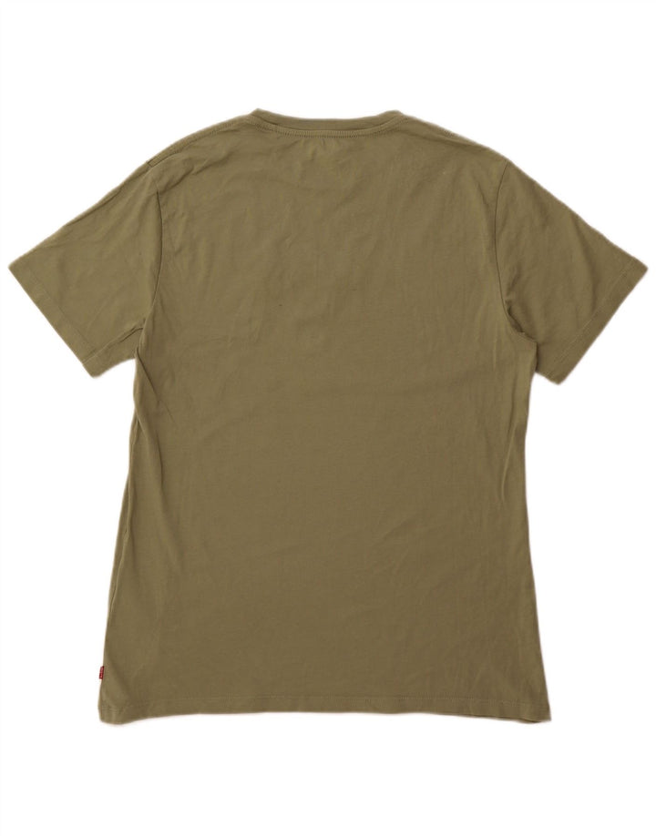 Tricou grafic Levi's pentru bărbați Top Medium Khaki Bumbac