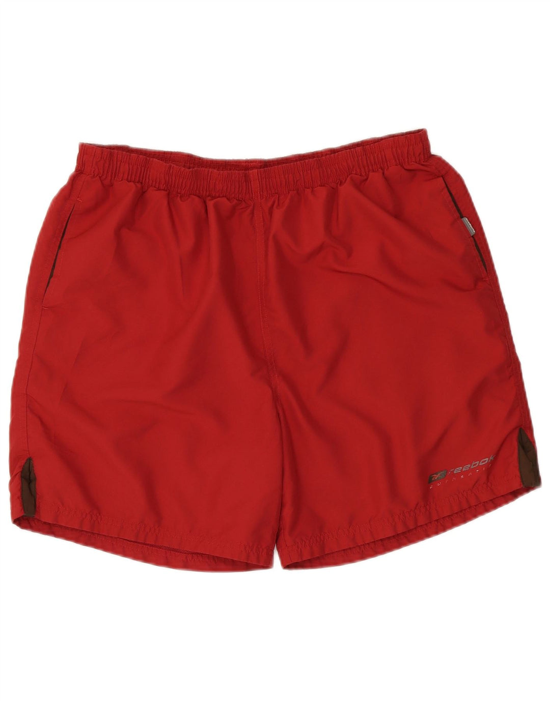 Pantaloni scurți de înot Reebok pentru bărbați din poliester roșu mare