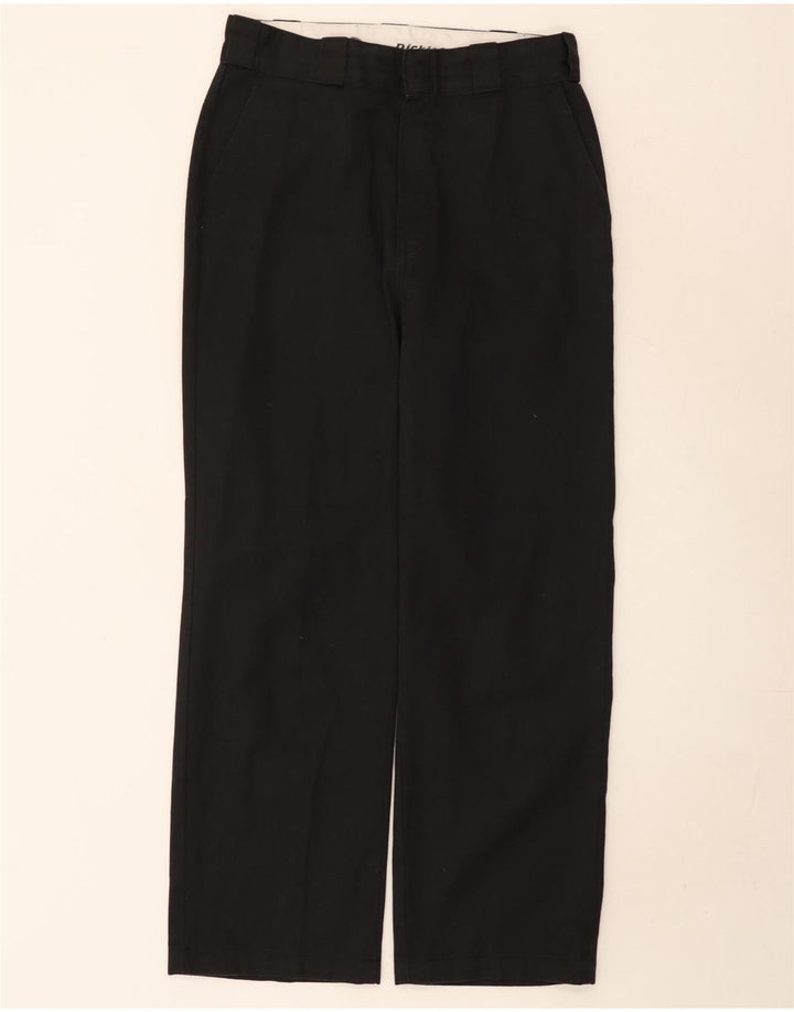 Pantaloni chino drepți pentru bărbați Dickies L28 L27 Poliester negru