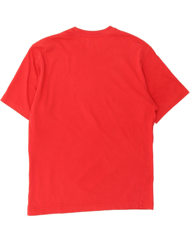 CALVIN KLEIN Mens Graphic T-Shirt Top Large Red Cotton Vintage Calvin Klein and Second-Hand Calvin Klein from Messina Hembry 