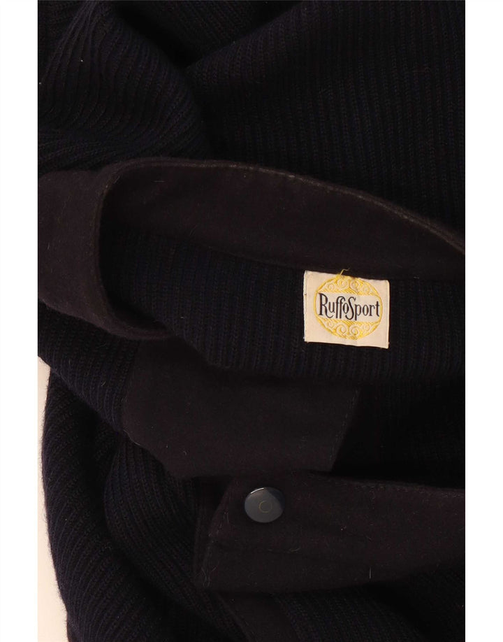 Pulover cardigan pentru bărbați Ruffo XL bleumarin