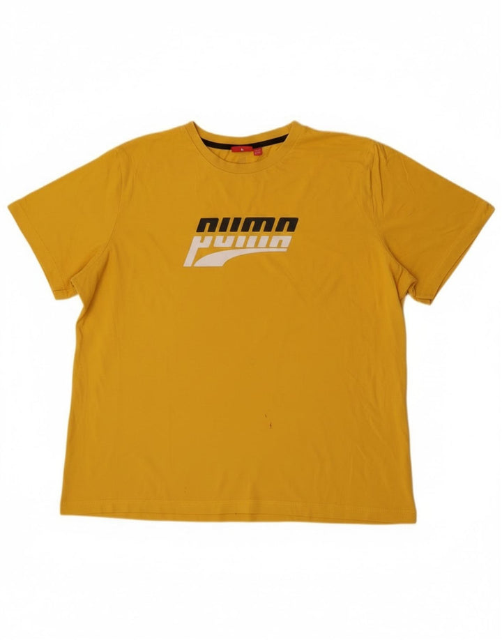 Tricou grafic Puma pentru bărbați Top 2XL Galben