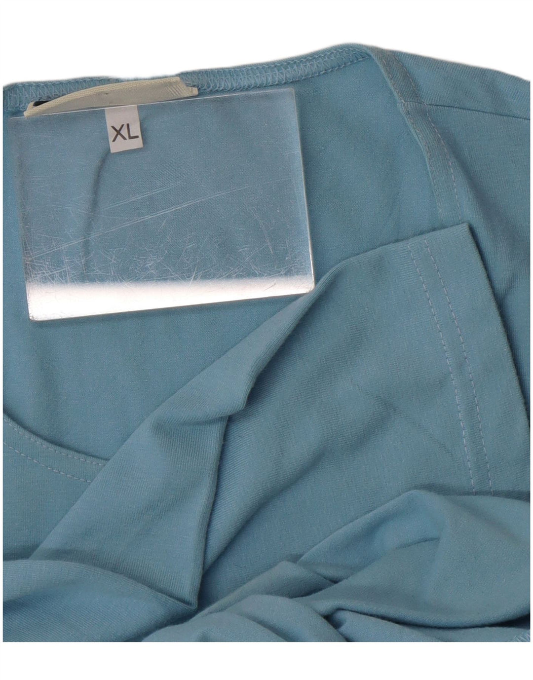 Top femei Asics cu mâneci 3/4 UK 18 XL, bumbac albastru