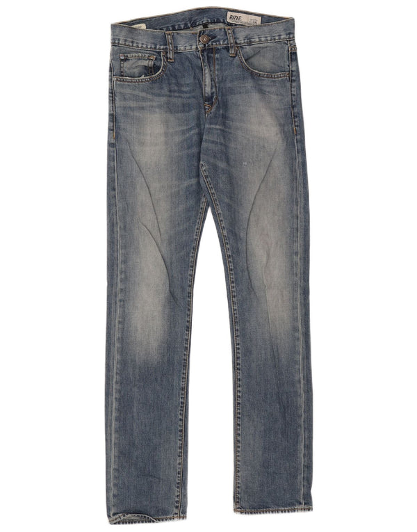 Blugi drepti pentru bărbați Rifle W30 L33 Bumbac albastru