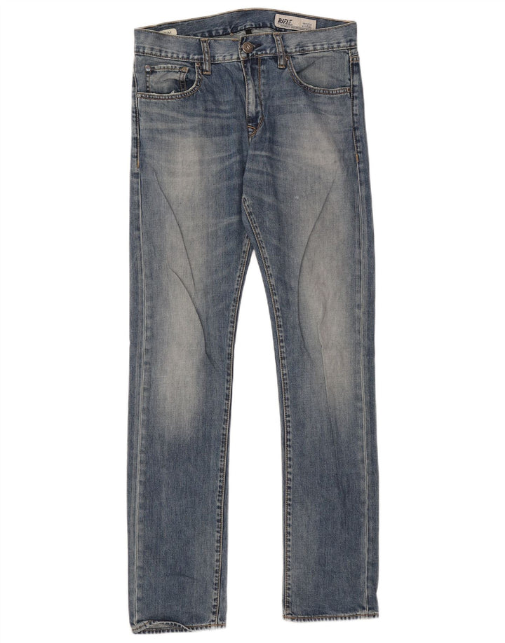 Blugi drepti pentru bărbați Rifle W30 L33 Bumbac albastru