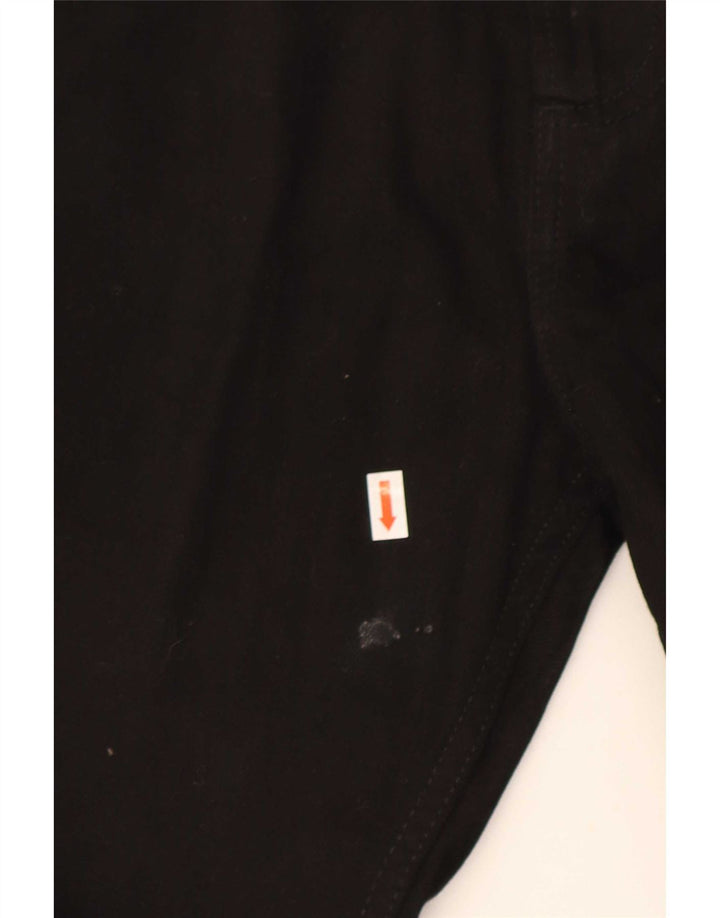 Blugi drepti pentru bărbați Marks & Spencer, cu ajustare normală, L32 L31, bumbac negru