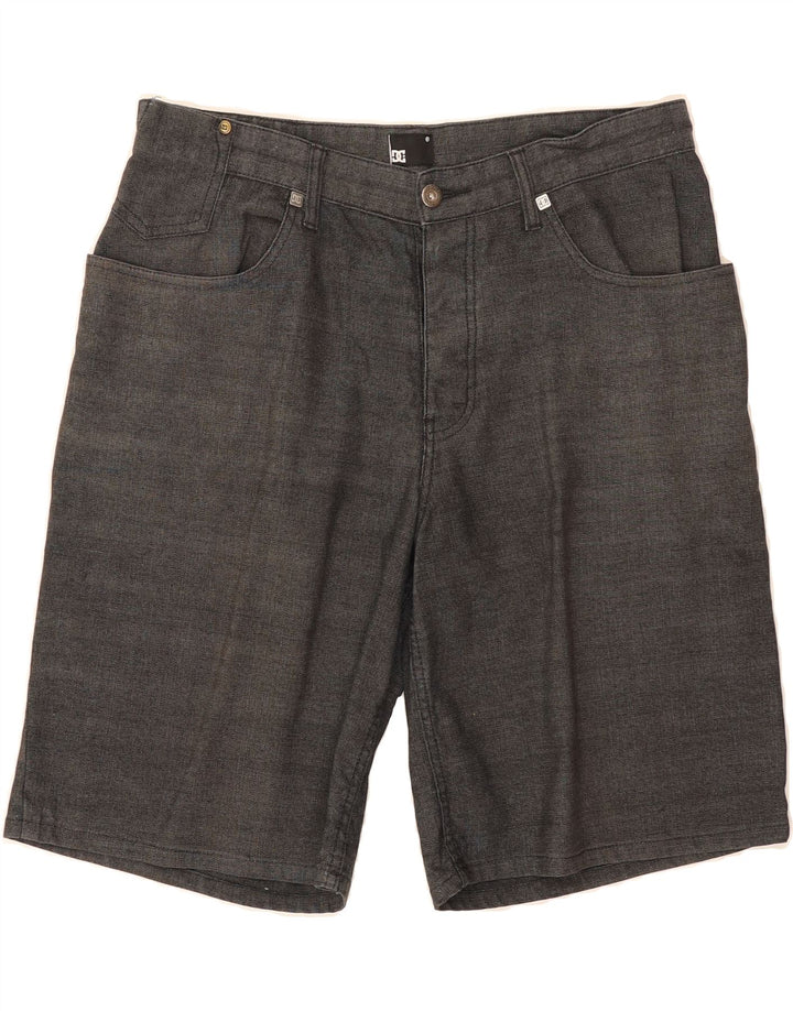 DC Mens Casual Shorts W34 Large Grey Cotton Vintage DC and Second-Hand DC from Messina Hembry 