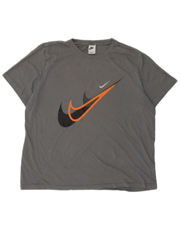 Tricou grafic Nike pentru bărbați Top 2XL bumbac gri