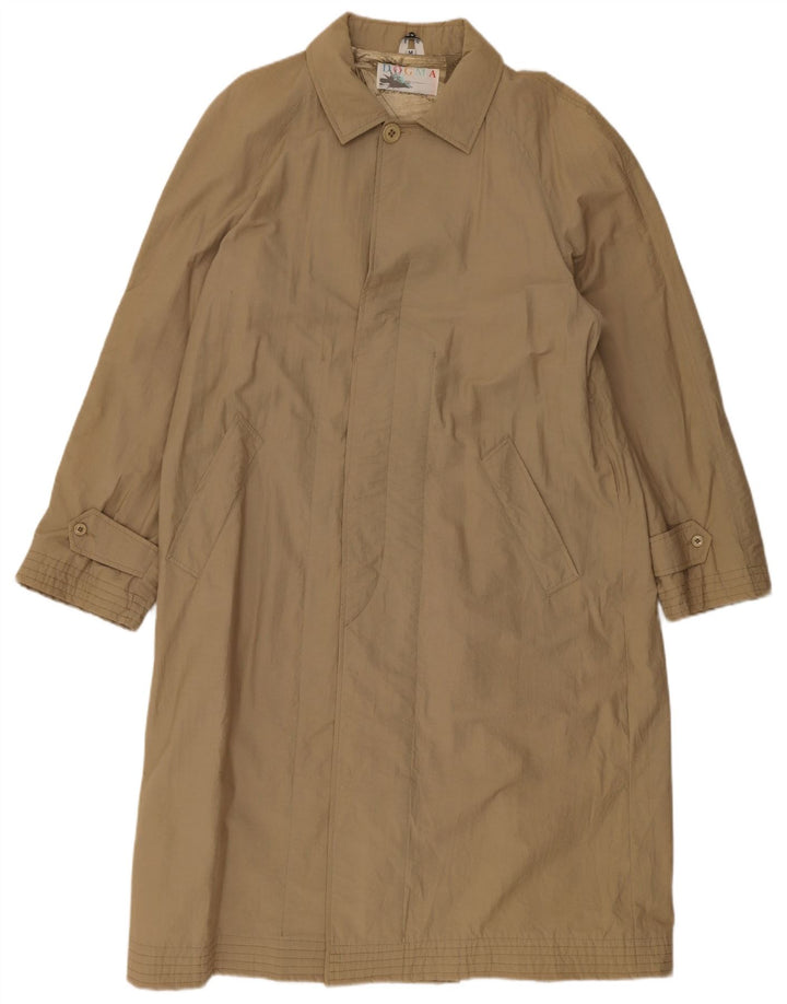 Pardesiu vintage pentru bărbați UK 38, bumbac mediu, bej