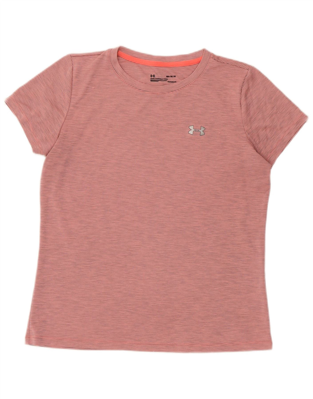 Tricou pentru femei UNDER ARMOUR Heat Gear Top UK 14 Medium Pink Pinstripe