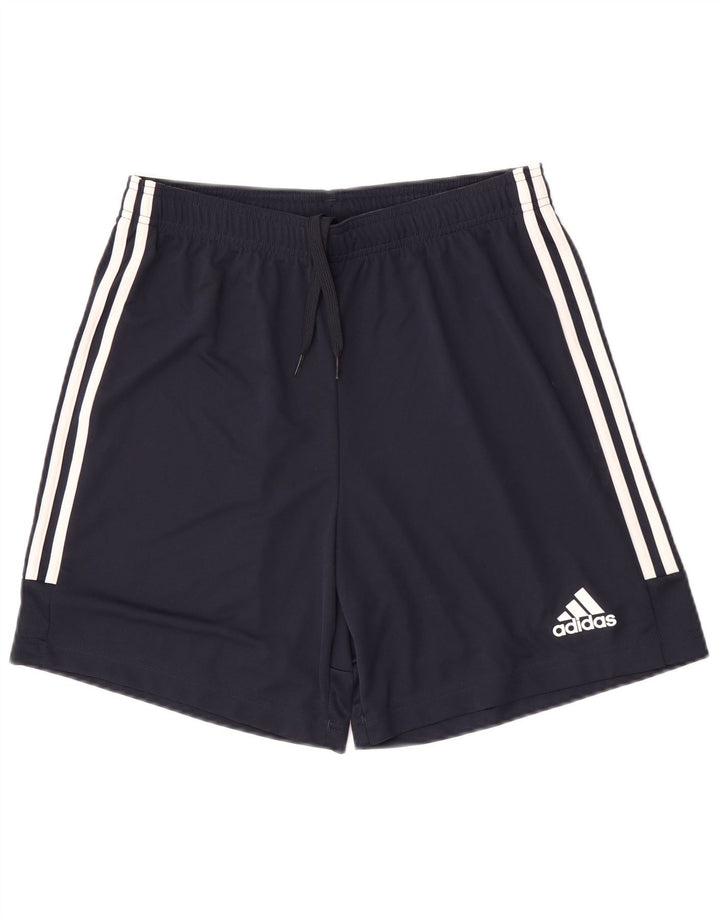 Pantaloni scurți de sport Adidas Aeroready pentru bărbați, poliester mediu albastru