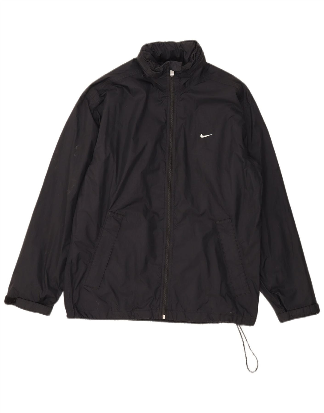 Jachetă de ploaie cu glugă Nike pentru bărbați Marea Britanie 36/38 Nylon negru mic