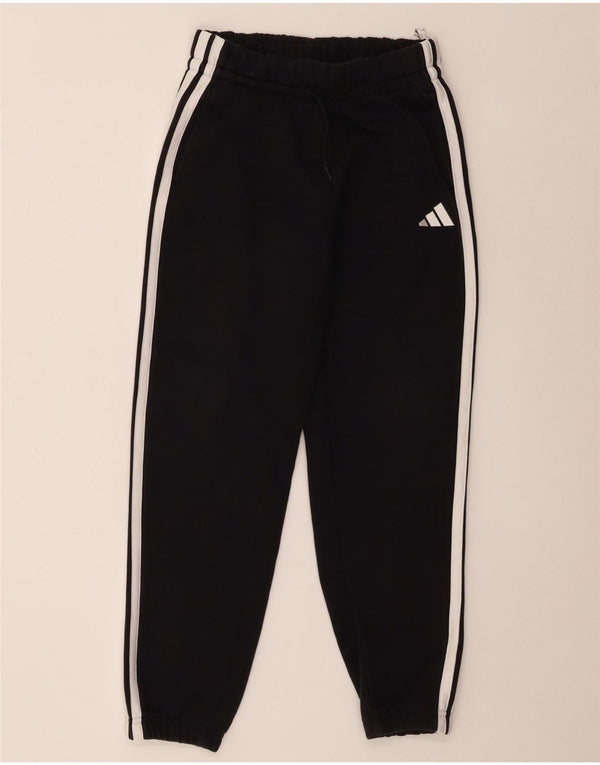 Adidas Băieți Pantaloni Trening Pantaloni Joggeri 11-12 Ani Bumbac Negru